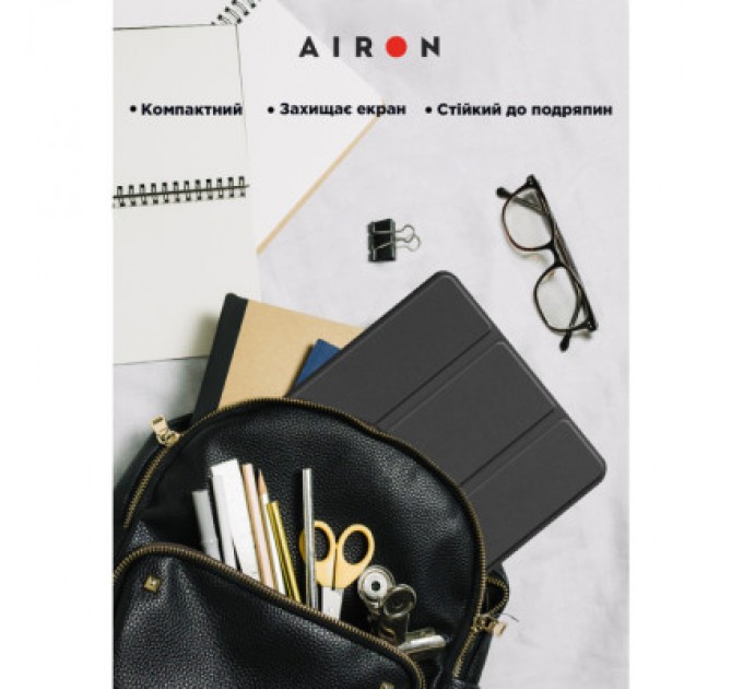 AirOn Чохол до планшета AirOn Premium Lenovo Tab M8 4th Gen (TB-300FU) + protective film black (4822352781092)