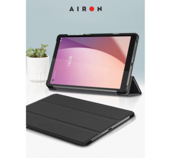 AirOn Чохол до планшета AirOn Premium Lenovo Tab M8 4th Gen (TB-300FU) + protective film black (4822352781092)