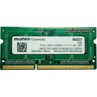 Модуль пам'яті для ноутбука SoDIMM DDR3L 4GB 1600 MHz Essentials Mushkin (992037) Модуль пам'яті для ноутбука SoDIMM DDR3L 4GB 1600 MHz Essentials Mushkin (992037)