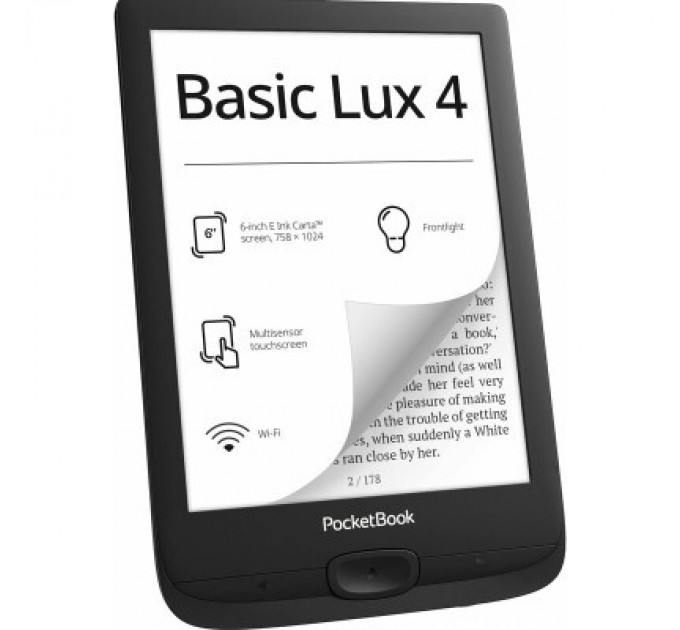 Pocketbook Електронна книга Pocketbook 618 Basic Lux 4, Black (PB618-P-CIS)