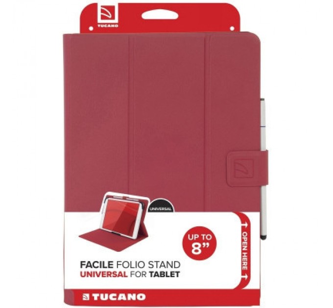 Tucano Чохол до планшета Tucano Facile Plus Universal 7-8" red (TAB-FAP8-R)
