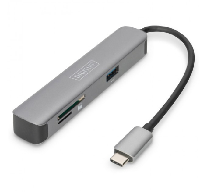 Digitus Концентратор Digitus Travel USB-C 5 Port (DA-70891)