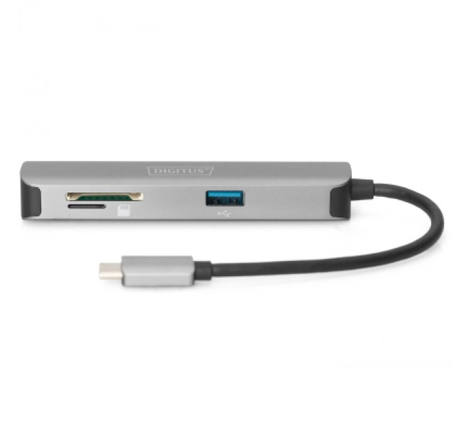Digitus Концентратор Digitus Travel USB-C 5 Port (DA-70891)