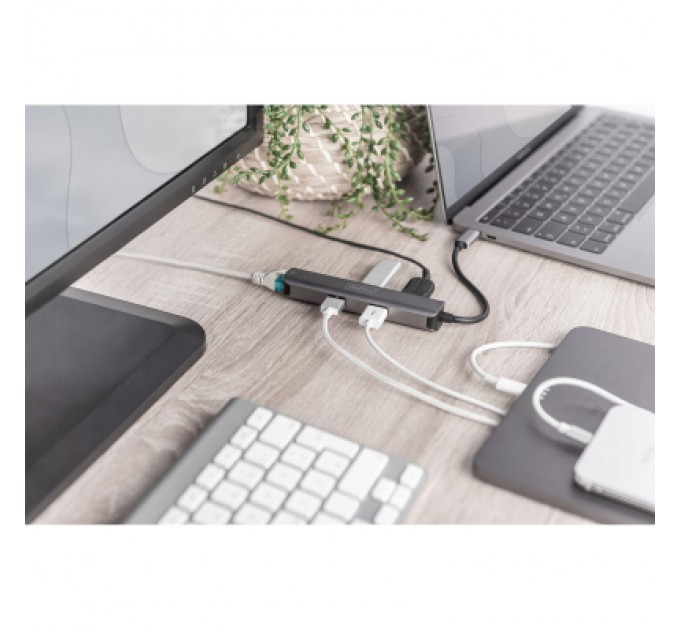 Digitus Концентратор Digitus USB-C 5 Port (DA-70892)