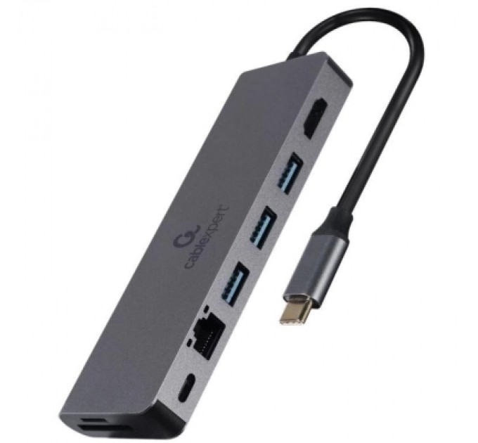 Cablexpert Концентратор Cablexpert USB-C 5-in-1 (A-CM-COMBO5-05)