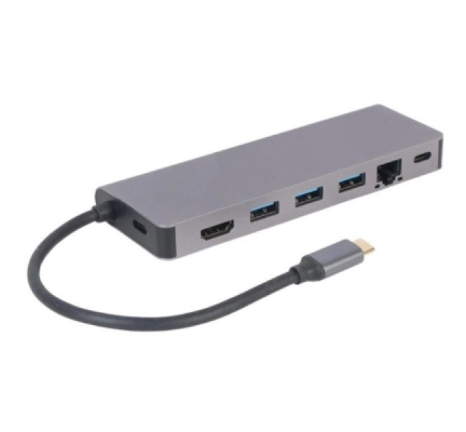 Cablexpert Концентратор Cablexpert USB-C 5-in-1 (A-CM-COMBO5-05)