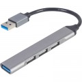 Gembird Концентратор Gembird USB-A to USB 3.1 Gen1 (5 Gbps), 3 х USB 2.0 (UHB-U3P1U2P3-02)