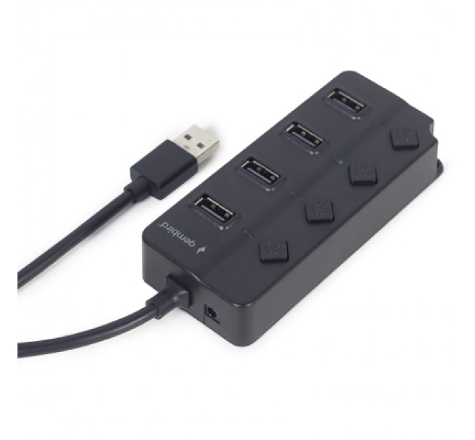Gembird Концентратор Gembird USB 2.0 4 ports (UHB-U2P4P-01)