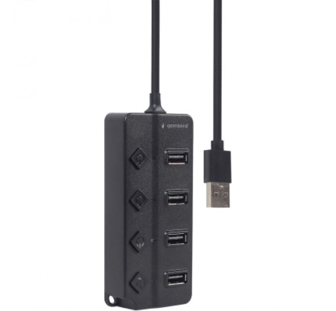 Gembird Концентратор Gembird USB 2.0 4 ports (UHB-U2P4P-01)