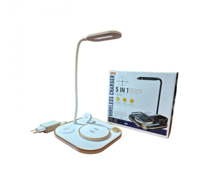 Proda Настільна лампа Proda з бездротовою зарядкою (PD-X3-WH)