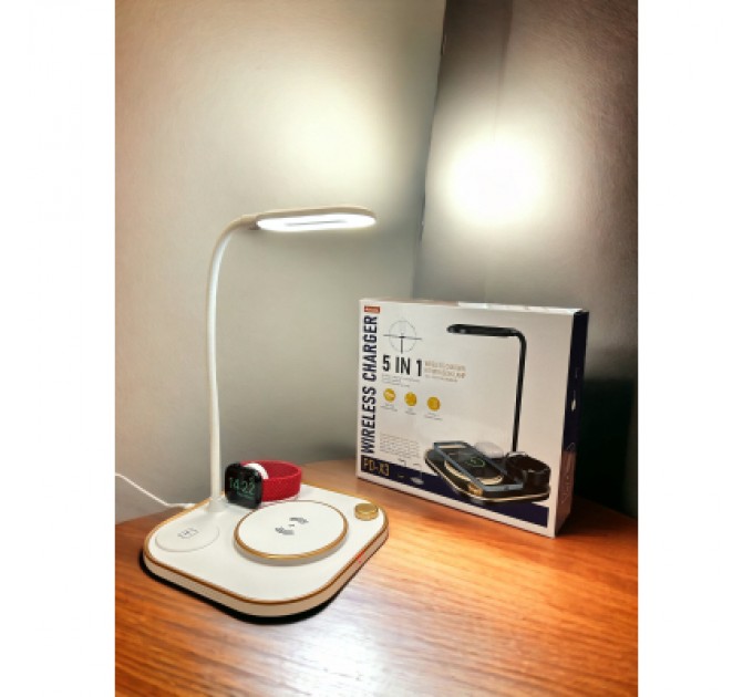 Proda Настільна лампа Proda з бездротовою зарядкою (PD-X3-WH)
