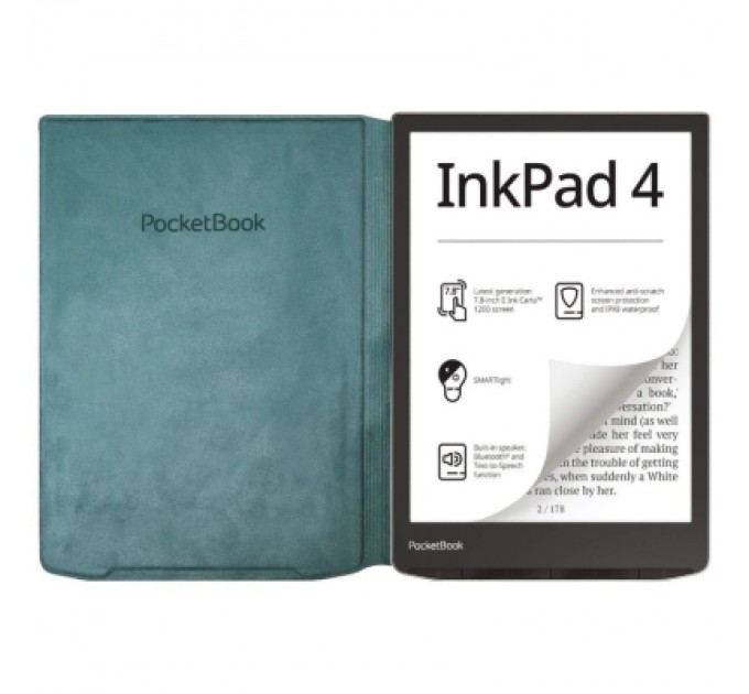 Pocketbook Чохол до електронної книги Pocketbook 743 Flip series Sea green (HN-FP-PU-743G-SG-CIS)