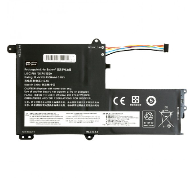 PowerPlant Акумулятор до ноутбука Lenovo Flex 5-1470 (L15C3PB1) 11.4V 4500mAh PowerPlant (NB480937)