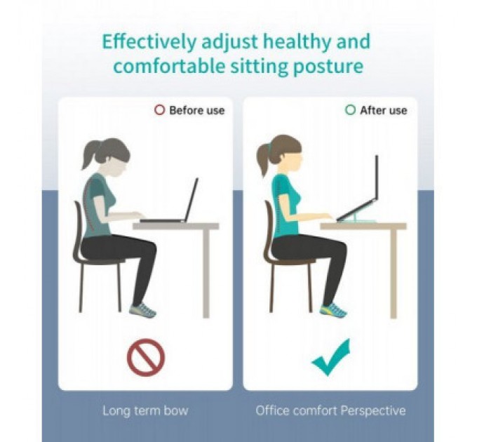 Choetech Підставка до ноутбука Choetech до 15", алюміній, компактна конструкція (H045-SL)