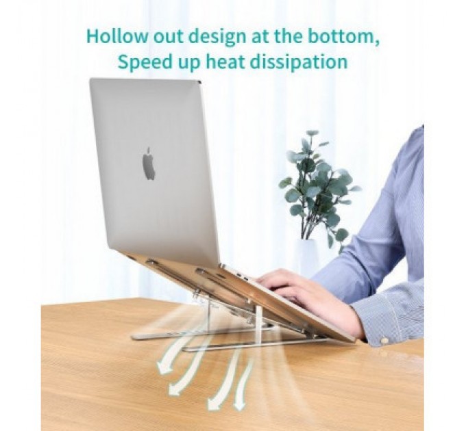 Choetech Підставка до ноутбука Choetech до 15", алюміній, компактна конструкція (H045-SL)