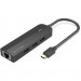 Vention Концентратор Vention USB 3.1 Type-C to 3xUSB 2.0+MicroUSB+RJ45 100M Ethernet black (TGOBB)