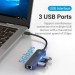 Vention Концентратор Vention USB 3.1 Type-C to 3xUSB 3.0+MicroUSB+RJ45 100M Ethernet black (TGPBB)
