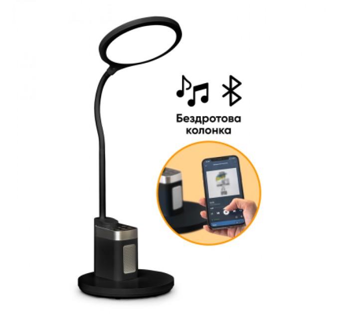 Mealux Настільна лампа Mealux DL-420 (BL1136B Black)