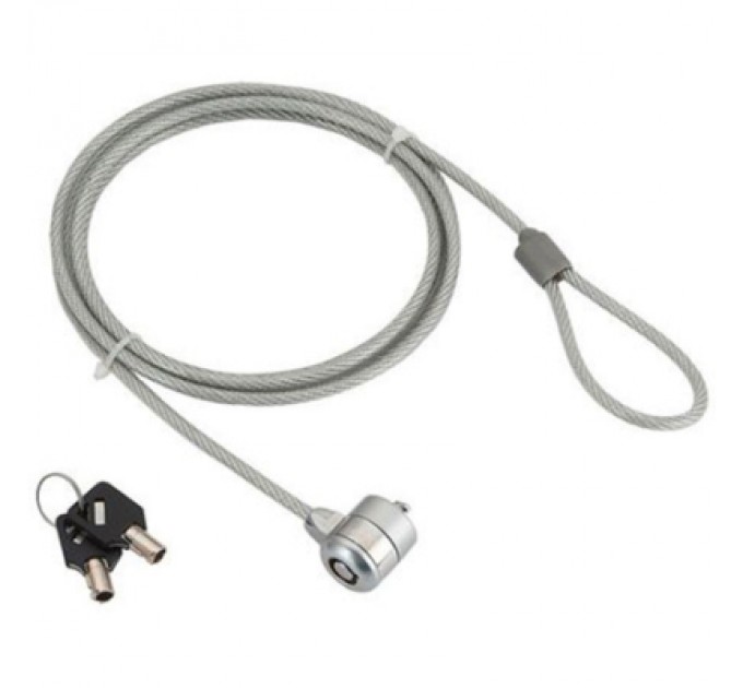 Gembird Тросик із замком до ноутбука Gembird із замком та 2 ключі (LK-K-01)