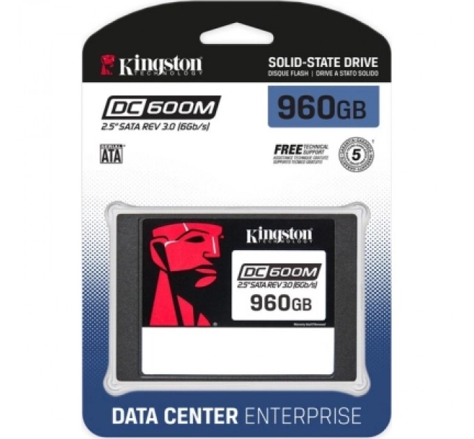 Kingston Накопичувач SSD 2.5" 960GB Kingston (SEDC600M/960G)