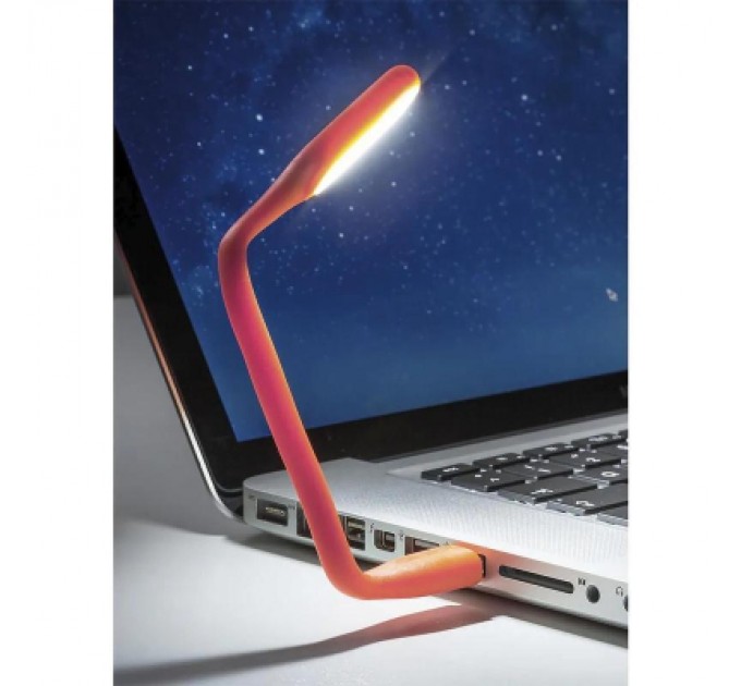 Optima Лампа USB Optima LED, гнучка, 2 шт, рожевий (UL-001-PI2)