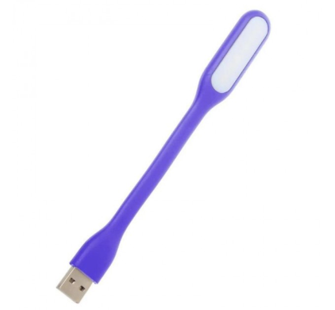 Optima Лампа USB Optima LED, гнучка, 2 шт, фіолетовий (UL-001-VI2)