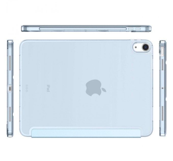 BeCover Чохол до планшета BeCover Tri Fold Hard Apple iPad Air 5 (2022) 10.9" Light Blue (709663)