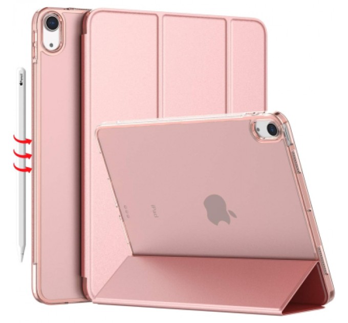 BeCover Чохол до планшета BeCover Tri Fold Hard Apple iPad Air 5 (2022) 10.9" Pink (709664)