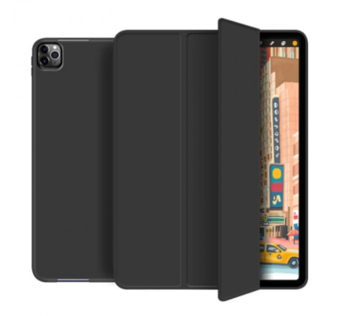 BeCover Чохол до планшета BeCover Tri Fold Soft TPU Silicone Apple iPad Pro 11 2020/2021/2022 Black (709710)