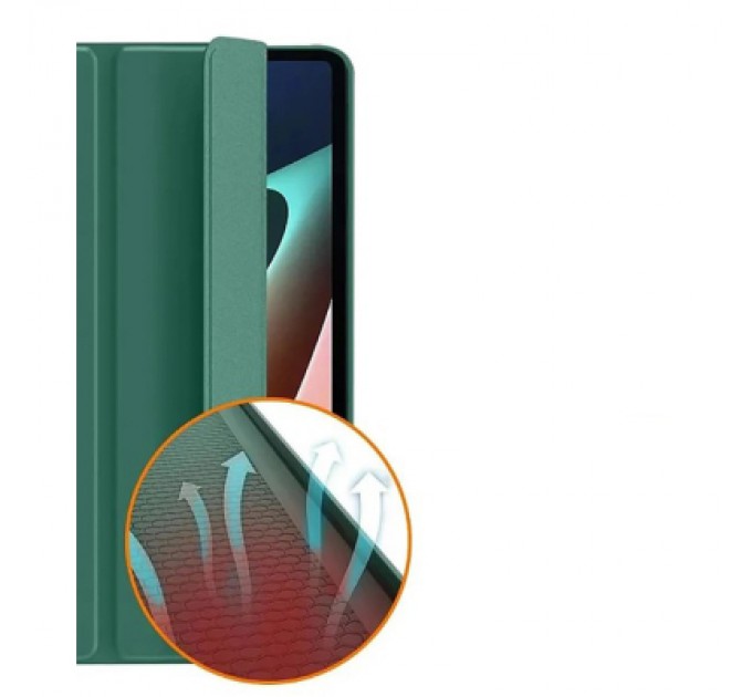 BeCover Чохол до планшета BeCover Tri Fold Soft TPU Silicone Apple iPad Pro 12.9 2020/2021/2022 Dark Green (709713)