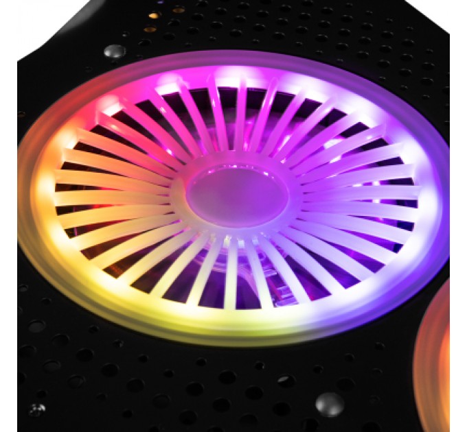 Modecom Підставка до ноутбука Modecom SILENT FAN MC-CF18 RGB (PL-MC-CF-18-RGB)