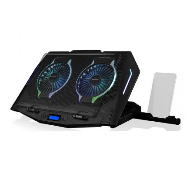 Modecom Підставка до ноутбука Modecom SILENT FAN MC-CF-21-RGB (PL-MC-CF-21-RGB)