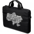 Vinga Сумка для ноутбука Vinga 15.6" NB1502 Black, white print (NB1502UWBK)