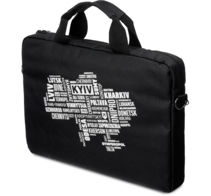 Vinga Сумка для ноутбука Vinga 15.6" NB1502 Black, white print (NB1502UWBK)