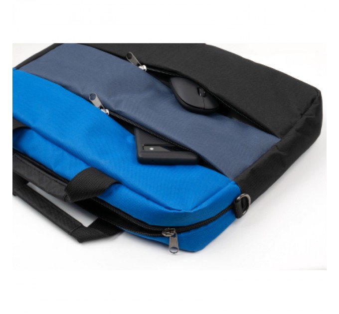 Vinga Сумка для ноутбука Vinga 15.6" NB1120 black/blue (NB1120BB)