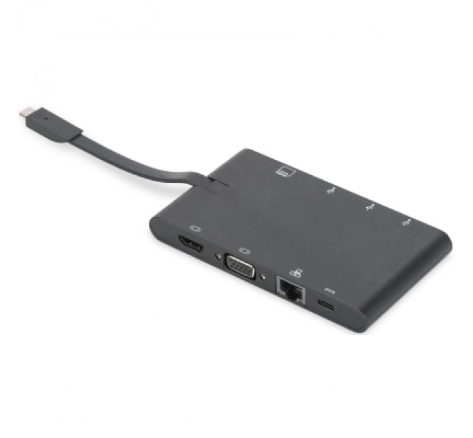 Digitus Порт-реплікатор Digitus Travel USB-C, 9 Port (DA-70865)