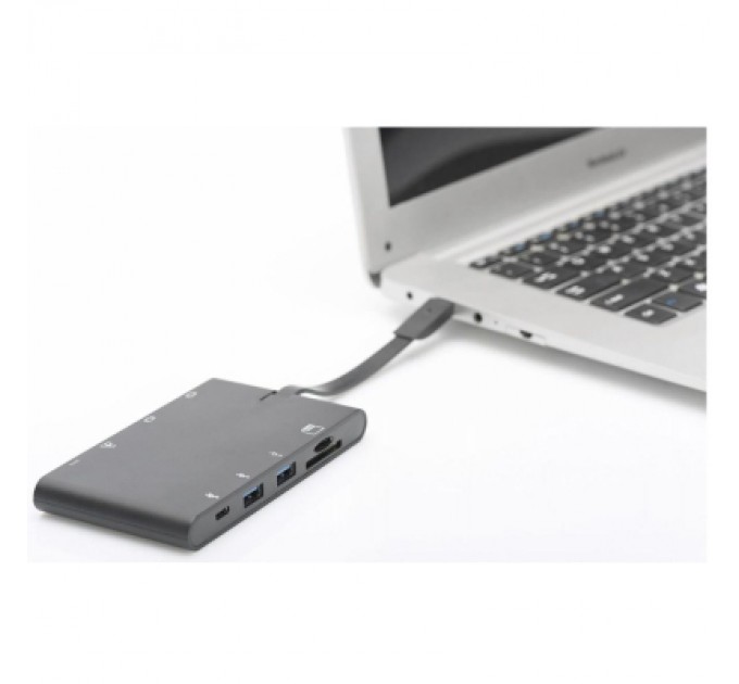Digitus Порт-реплікатор Digitus Travel USB-C, 9 Port (DA-70865)