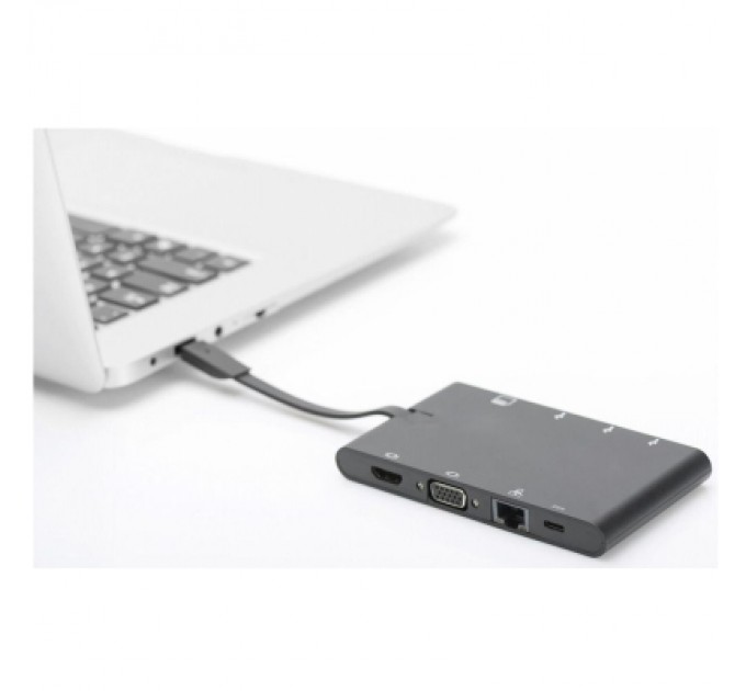 Digitus Порт-реплікатор Digitus Travel USB-C, 9 Port (DA-70865)