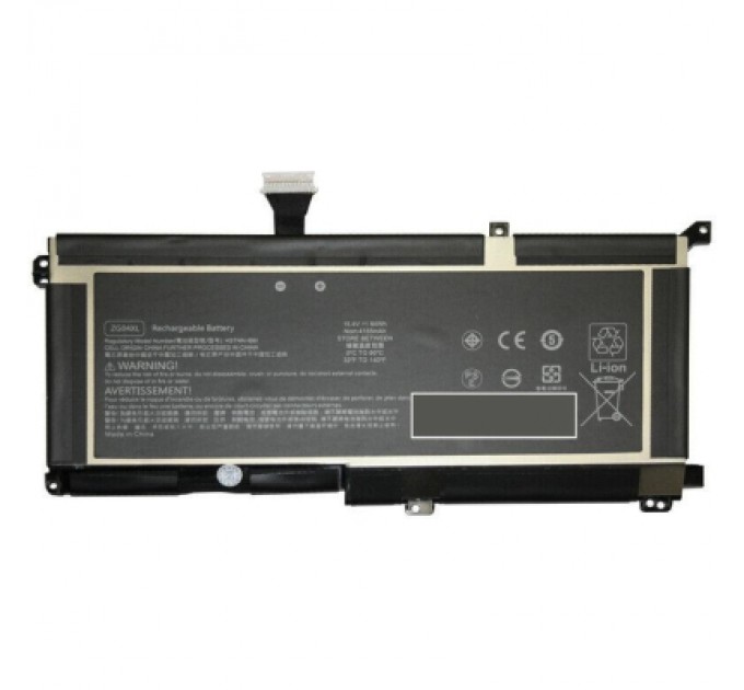 HP Акумулятор до ноутбука HP ZBook Studio X360 G5 ZG04XL, 64Wh (4155mAh), 4cell, 15.4V, Li-ion (A47801)