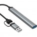 Dynamode Концентратор Dynamode 5-in-1 USB Type-C/Type-A to 1хUSB3.0, 2xUSB 2.0, card-reader SD/MicroSD (DM-UH-514)