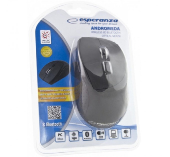 Esperanza Мишка Esperanza Andromeda Bluetooth Black (EM123K)