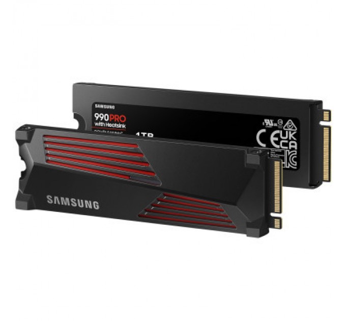 Samsung Накопичувач SSD M.2 2280 1TB 990 PRO with Heatsink Samsung (MZ-V9P1T0CW)