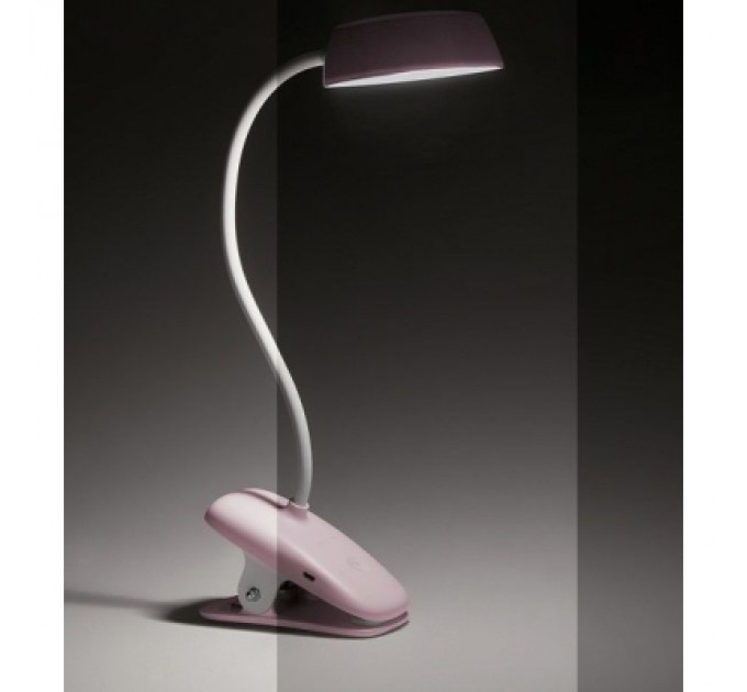 Philips Настільна лампа Philips LED Reading Desk lamp Donutclip 3W, 4000K, 1200mAh (Lithium battery), рожевий (929003179627)