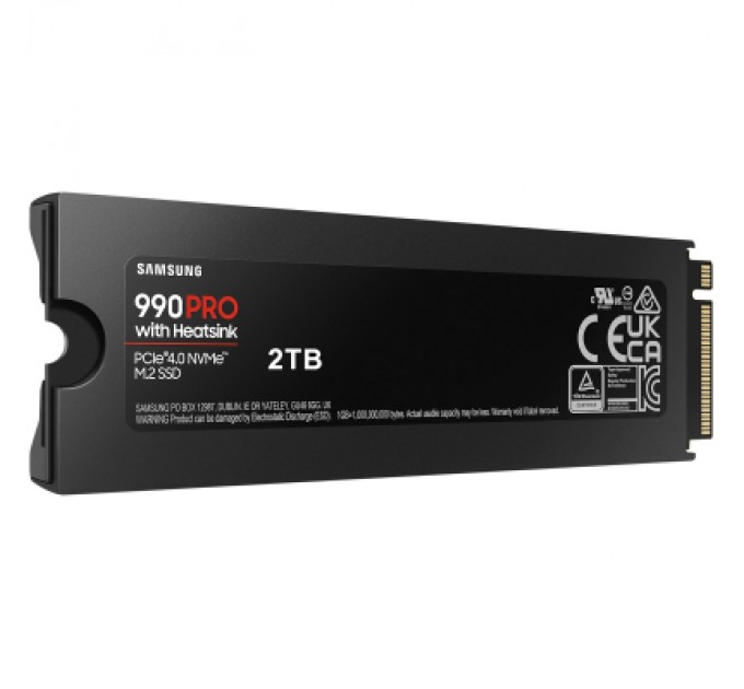 Samsung Накопичувач SSD M.2 2280 2TB 990 PRO with Heatsink Samsung (MZ-V9P2T0CW)