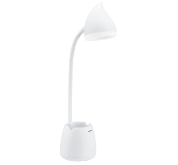 Philips Настільна лампа Philips LED Reading Desk lamp Hat 4.5W, 3000/4000/5700K, 1800mAh (Lithium battery), білий (929003241007)