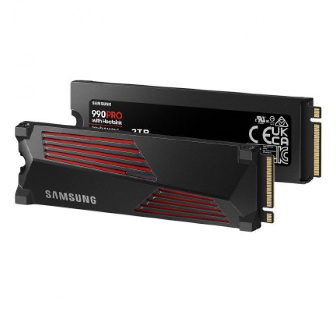 Samsung Накопичувач SSD M.2 2280 2TB 990 PRO with Heatsink Samsung (MZ-V9P2T0CW)