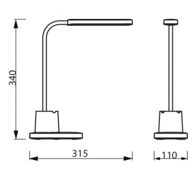 Philips Настільна лампа Philips LED Reading Desk lamp Bucket біла (929003241107)