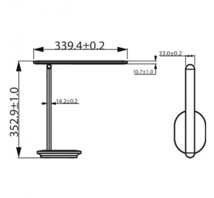 Philips Настільна лампа Philips LED Reading Desk lamp Ivory біла (929003194707)