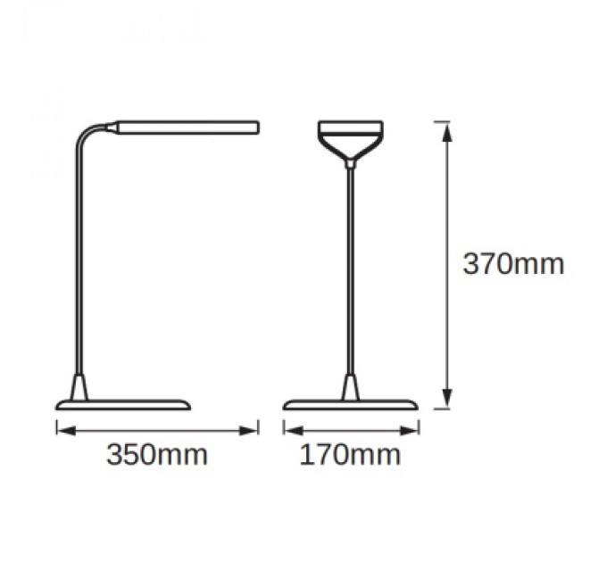 LEDVANCE Настільна лампа LEDVANCE LED PANAN DISC 5W 3000K (4058075472754)