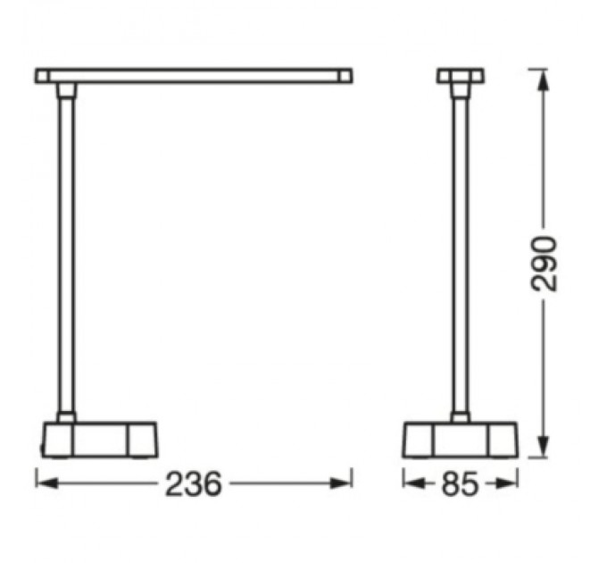 LEDVANCE Настільна лампа LEDVANCE LED PANAN FOLD 5W 4000K (4058075747869)